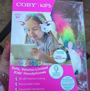 Coby Kids Unicorn Headphones